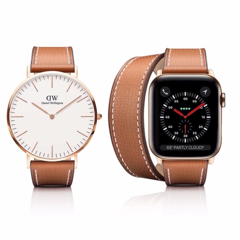 Casetify 2-in-1 Italian Leather Watch Band 38mm
